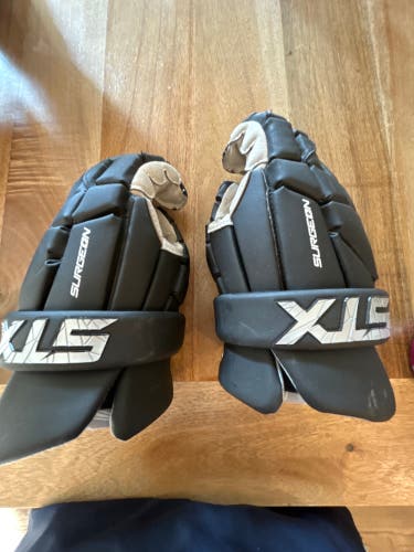 Used Player's STX 10" Surgeon Lacrosse Gloves