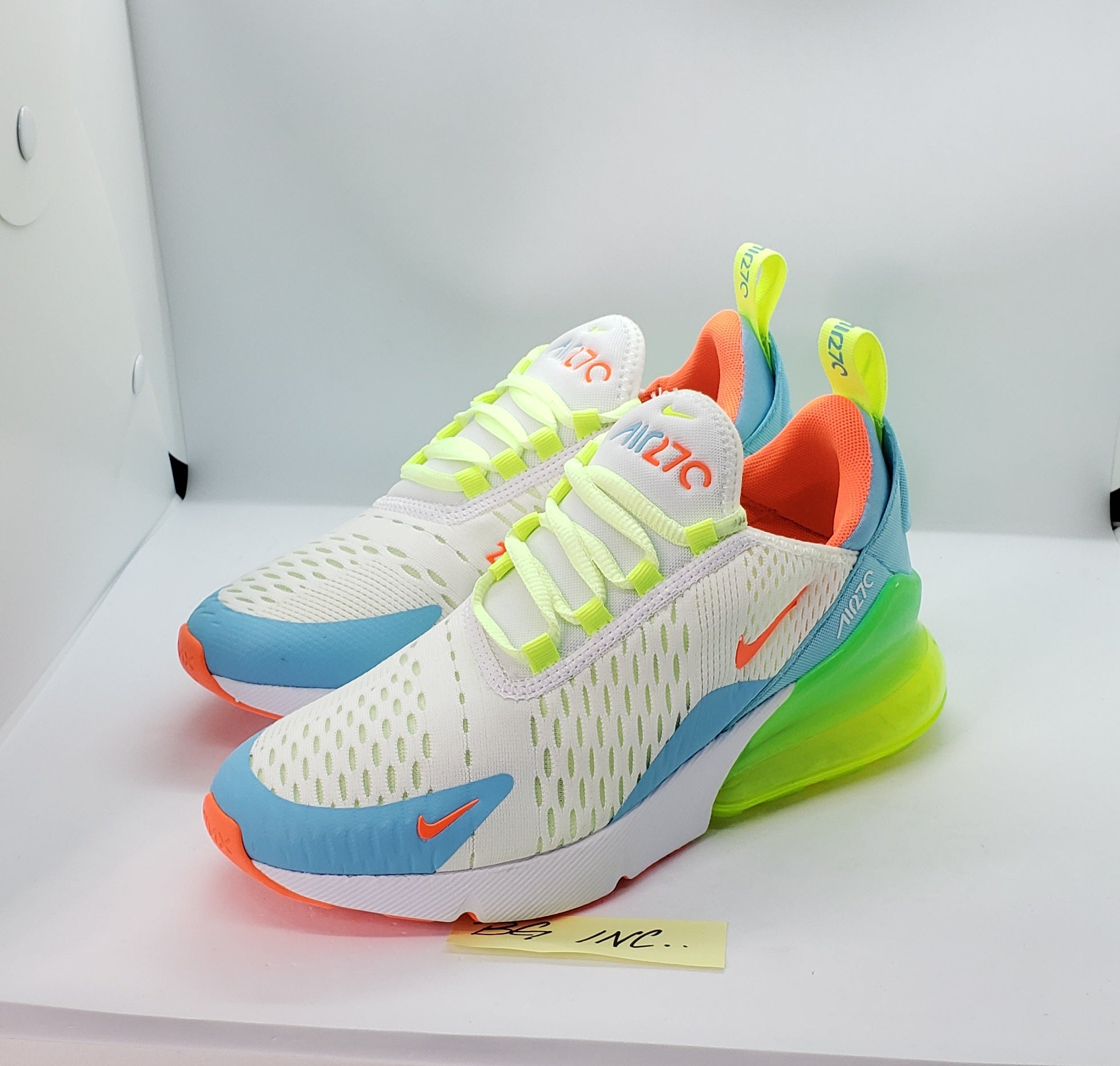 nike air max 270 blue gaze barely volt