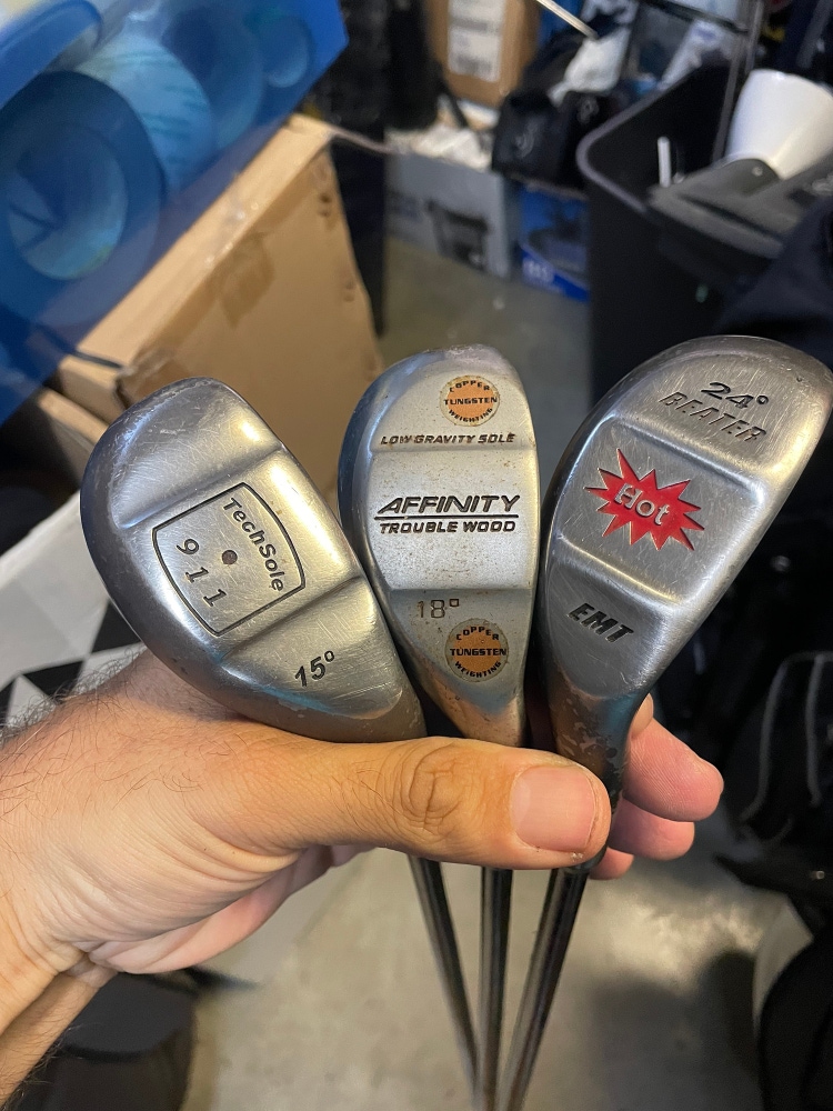 golf utility hybrids 15/18/24 deg in right