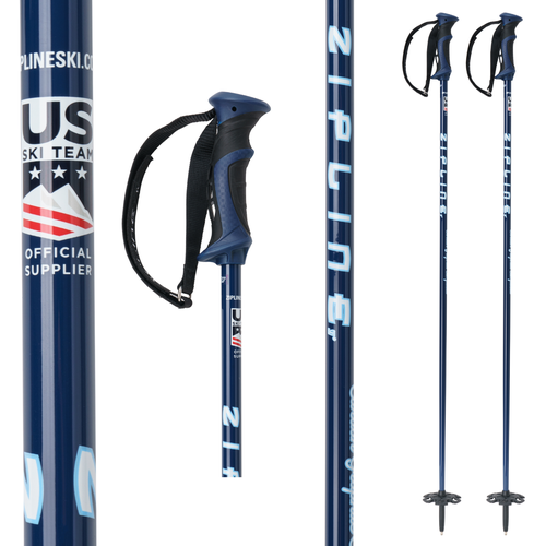 Zipline Blurr 16.0 Graphite Composite Ski Poles - Regal Blue