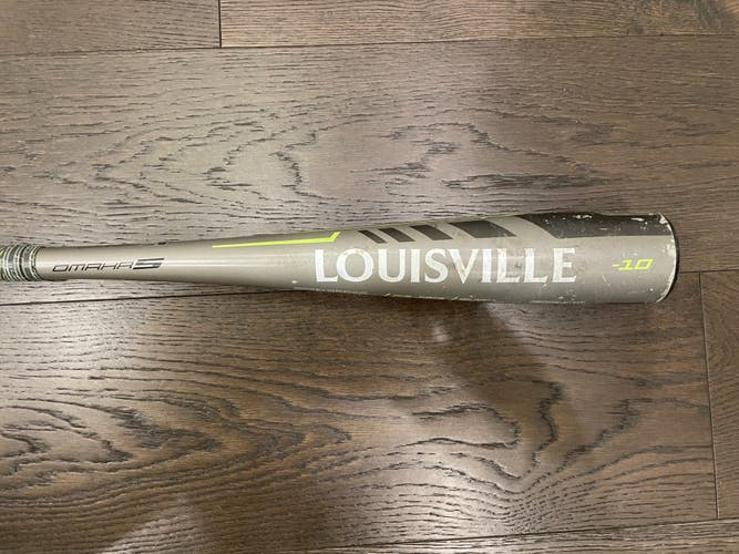 Used 2019 Louisville Slugger Alloy Omaha Bat (-10) 17 oz 27"