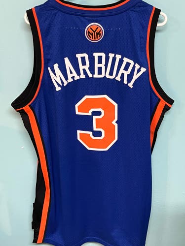 Reebok “Marbury” Replica Knicks Jersey Size “Large”