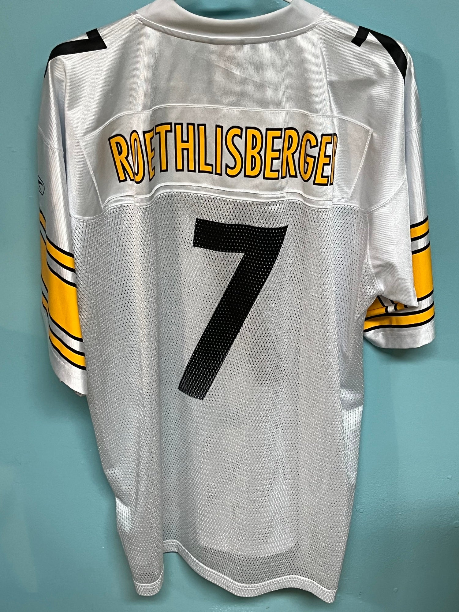 Reebok, Shirts & Tops, Kids Pittsburgh Steelers Roethlisberger Jersey L