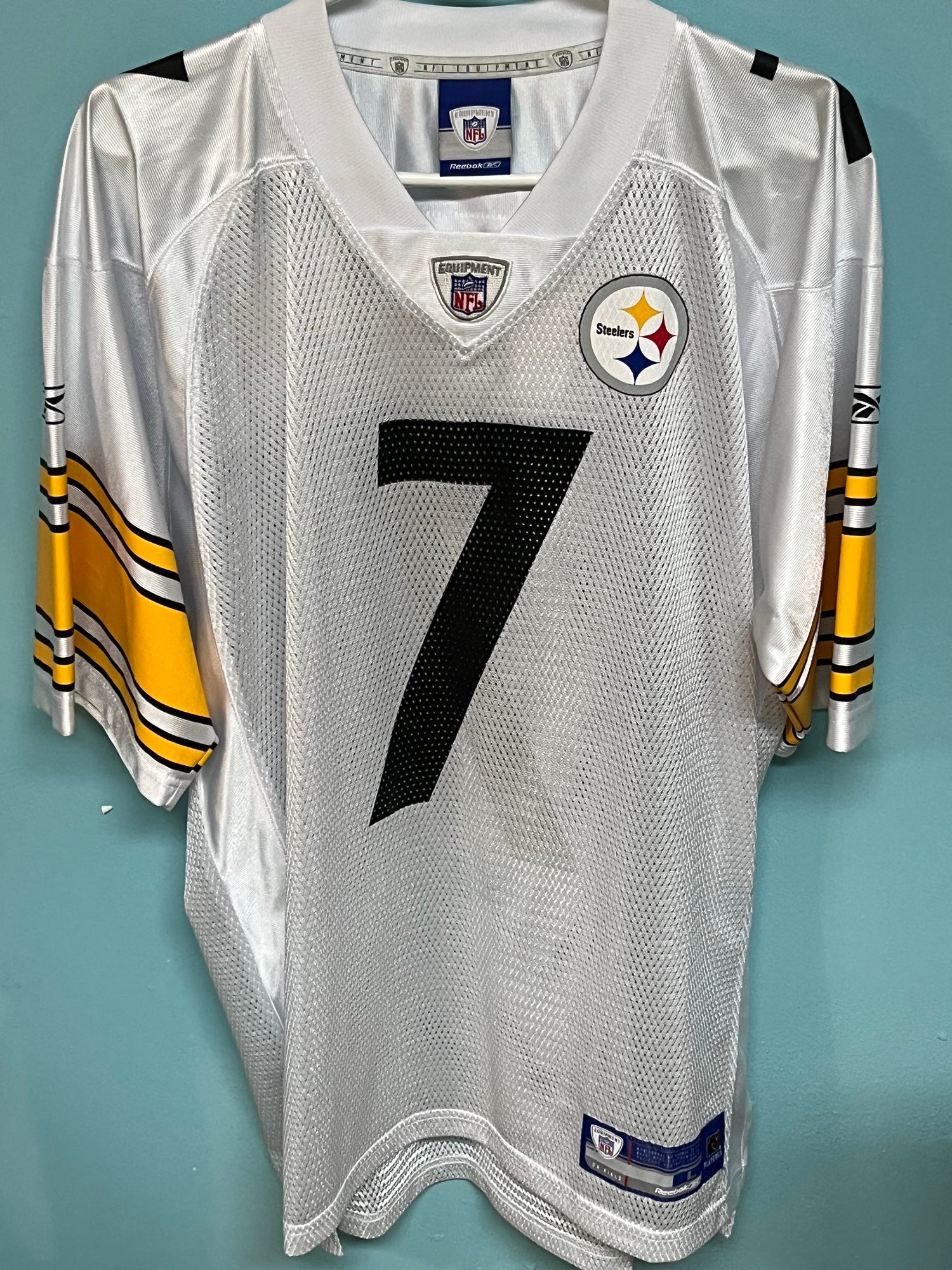 Reebok, Shirts & Tops, Kids Pittsburgh Steelers Roethlisberger Jersey L