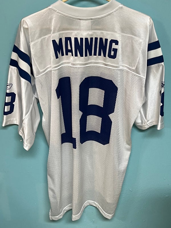 Reebok Peyton “Manning” Replica Colts Jersey Size “Large”