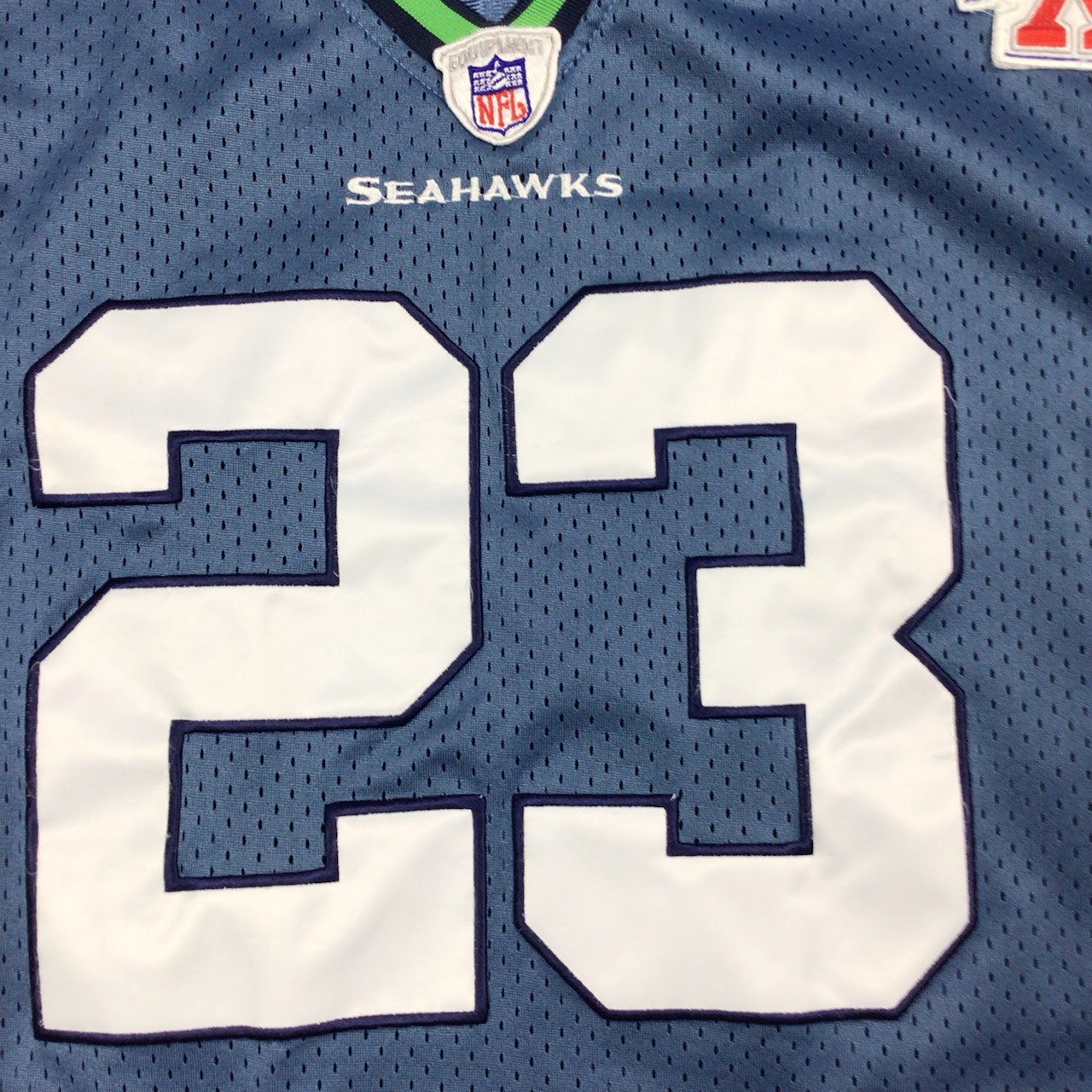 Reebok Y2K Seattle Seahawks Marcus Trufant NFL Jersey. Tagged As A 56. 3XL