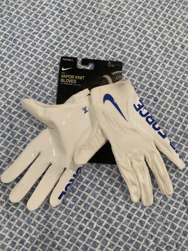 Nike Vapor Knit Air Force NCAA Team Issued Football Gloves