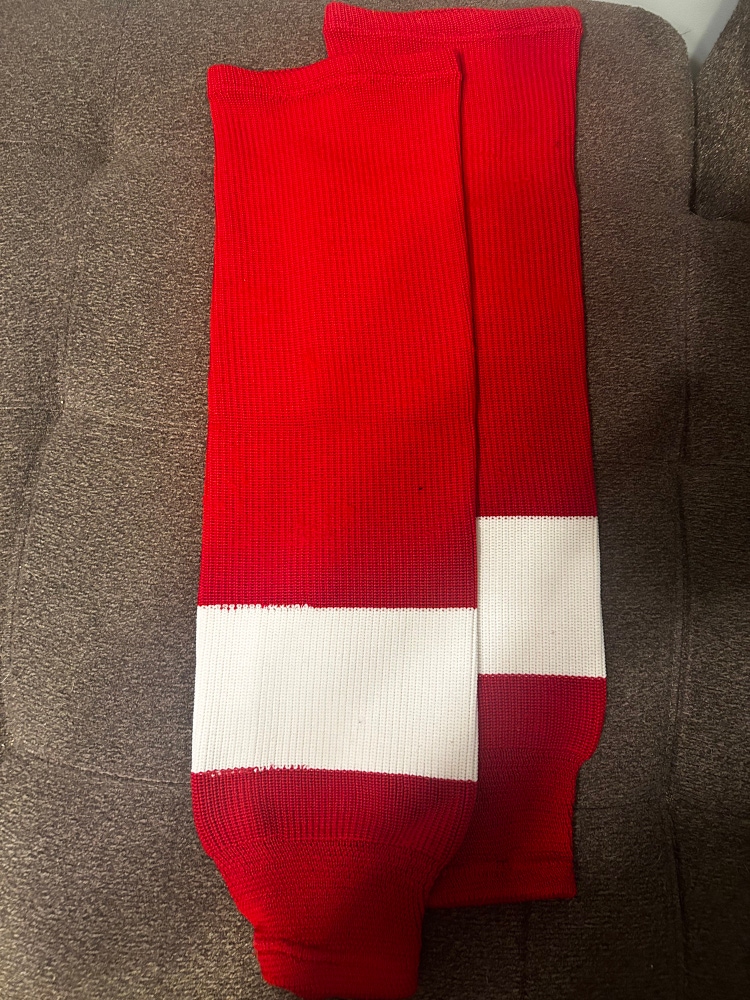 Detroit Red Wings Knit Hockey Socks
