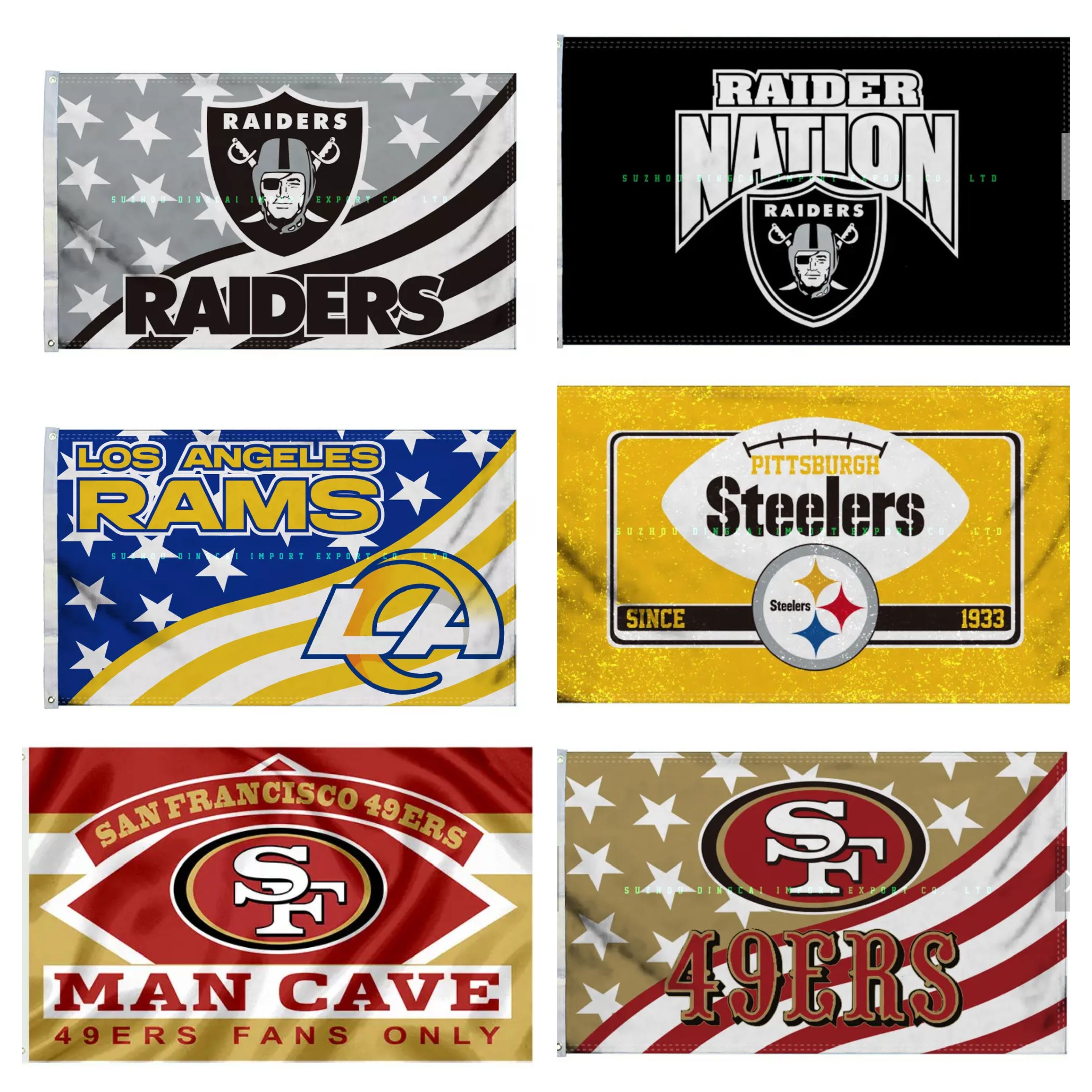 NFL Team Flags and NFL Team Banners