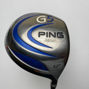 Ping G5 Driver 12* Aldila NV 65g Stiff Graphite Mens RH