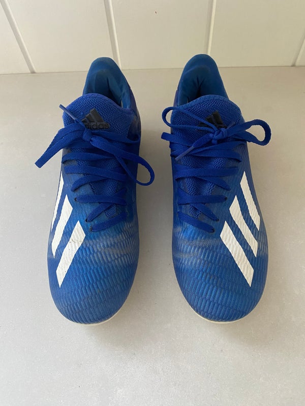 Blue Men's Used Size 7.0 (Women's 8.0) Molded Cleats Adidas X Ghosted+ Cleats