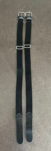 Like New 2 Pack Rawlings Black Baseball Belts (Used Once)