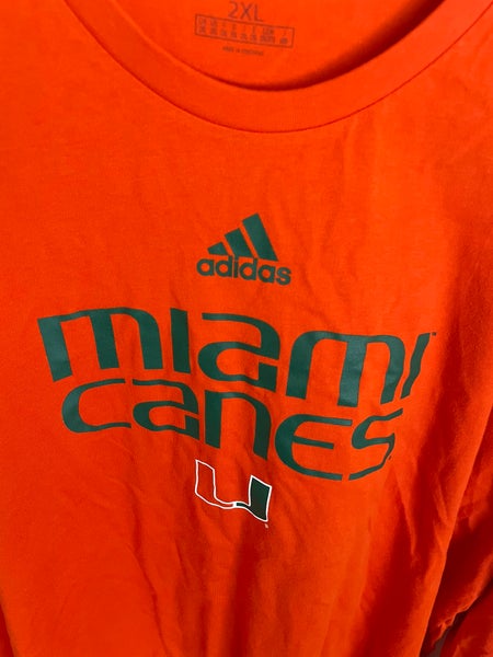 Miami Hurricanes Adidas Baseball Jersey Shirt Team Issued Game