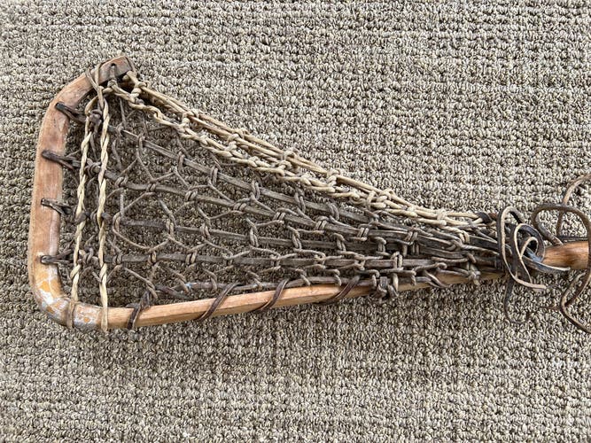 Wood lacrosse stick
