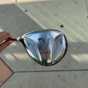Used Men's TaylorMade V Steel Left Fairway Wood Stiff 5 Wood