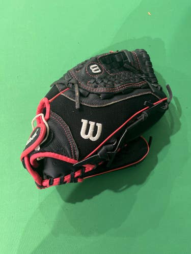 Used Wilson Flash Right Hand Throw Softball Glove 11"