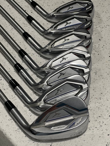 Mizuno JPX 900 Hot Metal Iron Set 5-GW w/KBS Tour C-Taper 120 Stiff Shafts