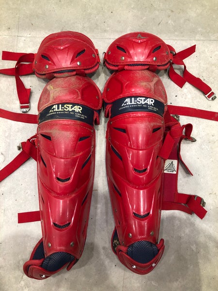 Used All Star Catcher's Leg Guard