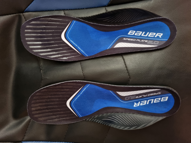 Senior Used Bauer Speed Plate Hockey Skates Size 9