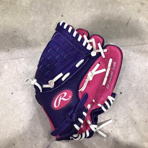 Used Rawlings Highlight Series Right Hand Throw Pitcher Baseball Glove 10"