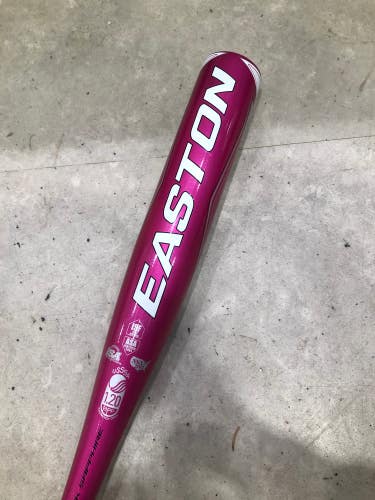 Used 2020 Easton Pink Sapphire Alloy Bat -10 16OZ 26"
