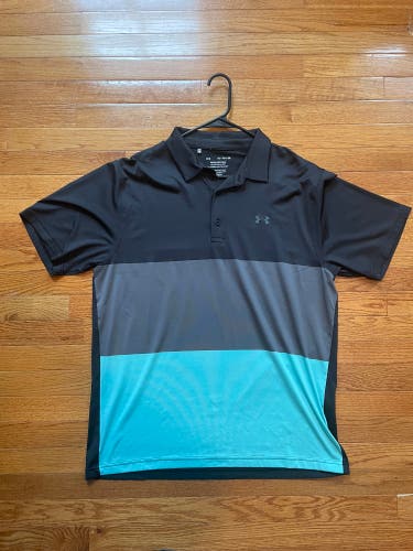 Black Under Armour Golf Polo XL