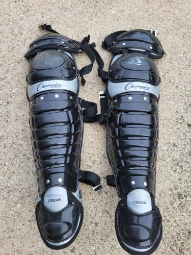 Used Champro LG82AW Catcher's Leg Guard