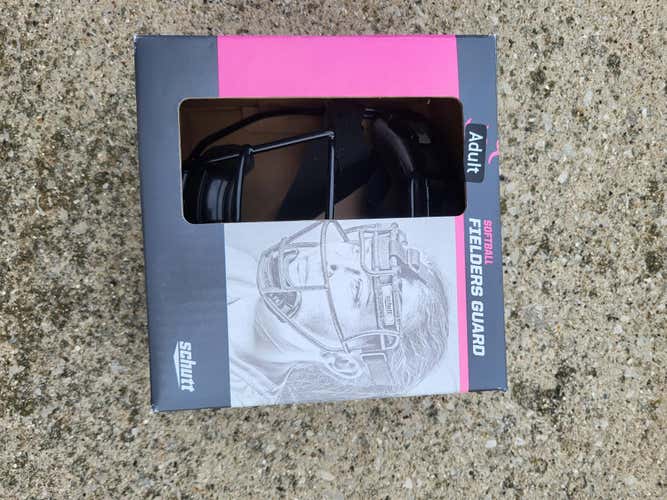 New Black Schutt Face Guard