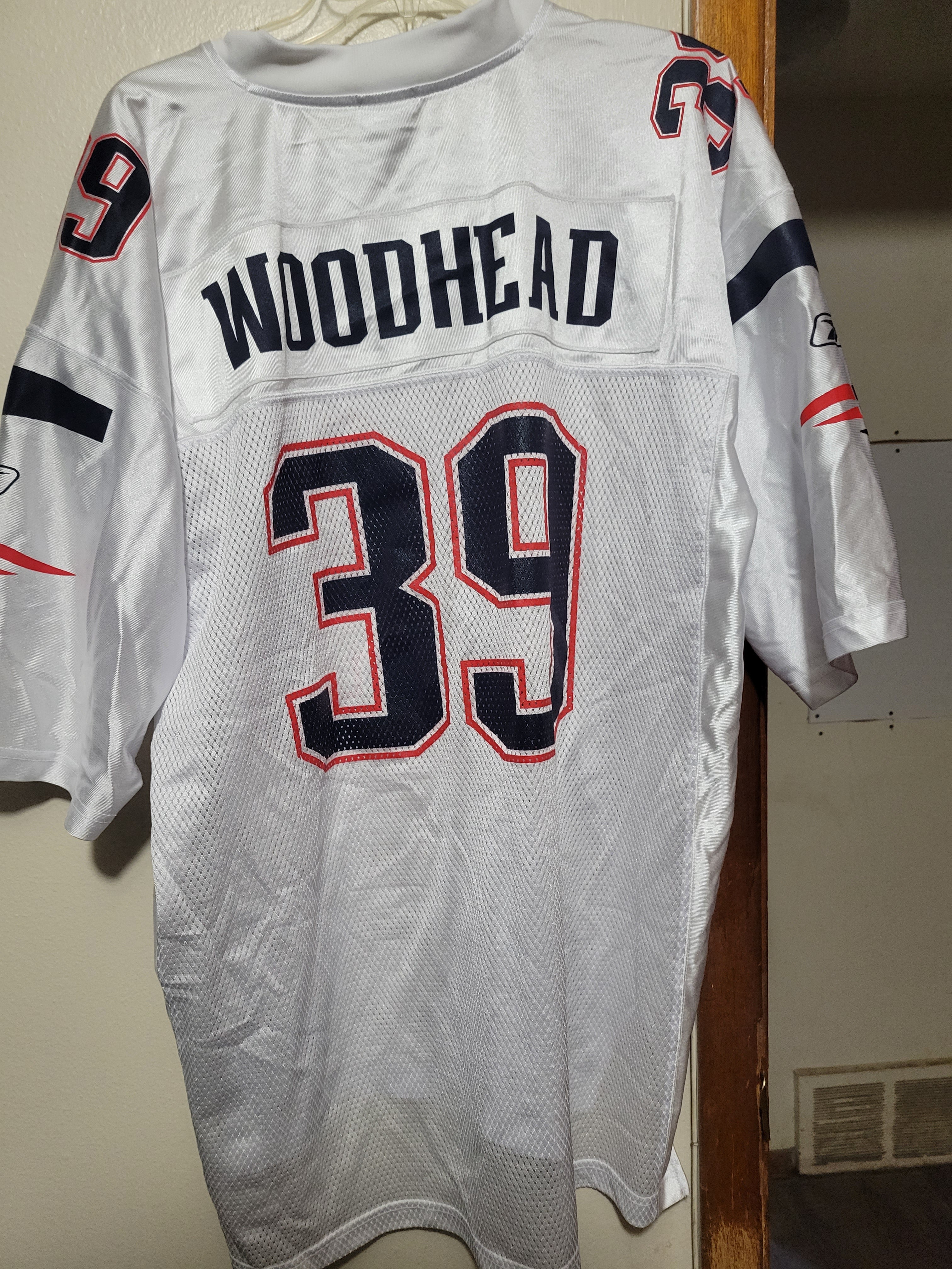 100% Authentic Reebok New England Patriots Tom Brady White Jersey Sz 60