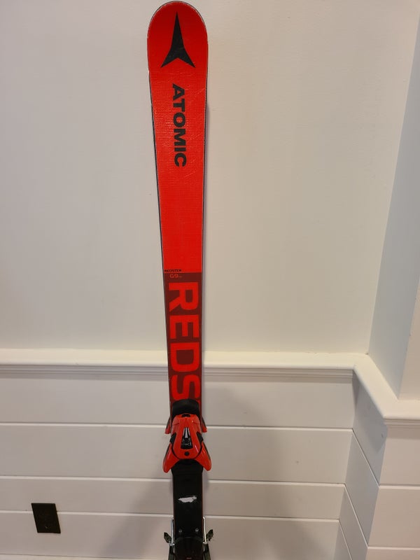 Men's 2021 Atomic Racing Redster 165 FIS SL Skis With Bindings