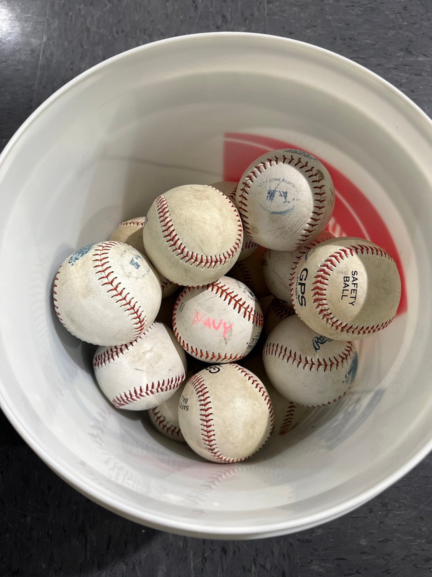 Wilson Baseballs A1010S Leather Blem Baseball Case Pack 10 Dozen 120  Baseballs