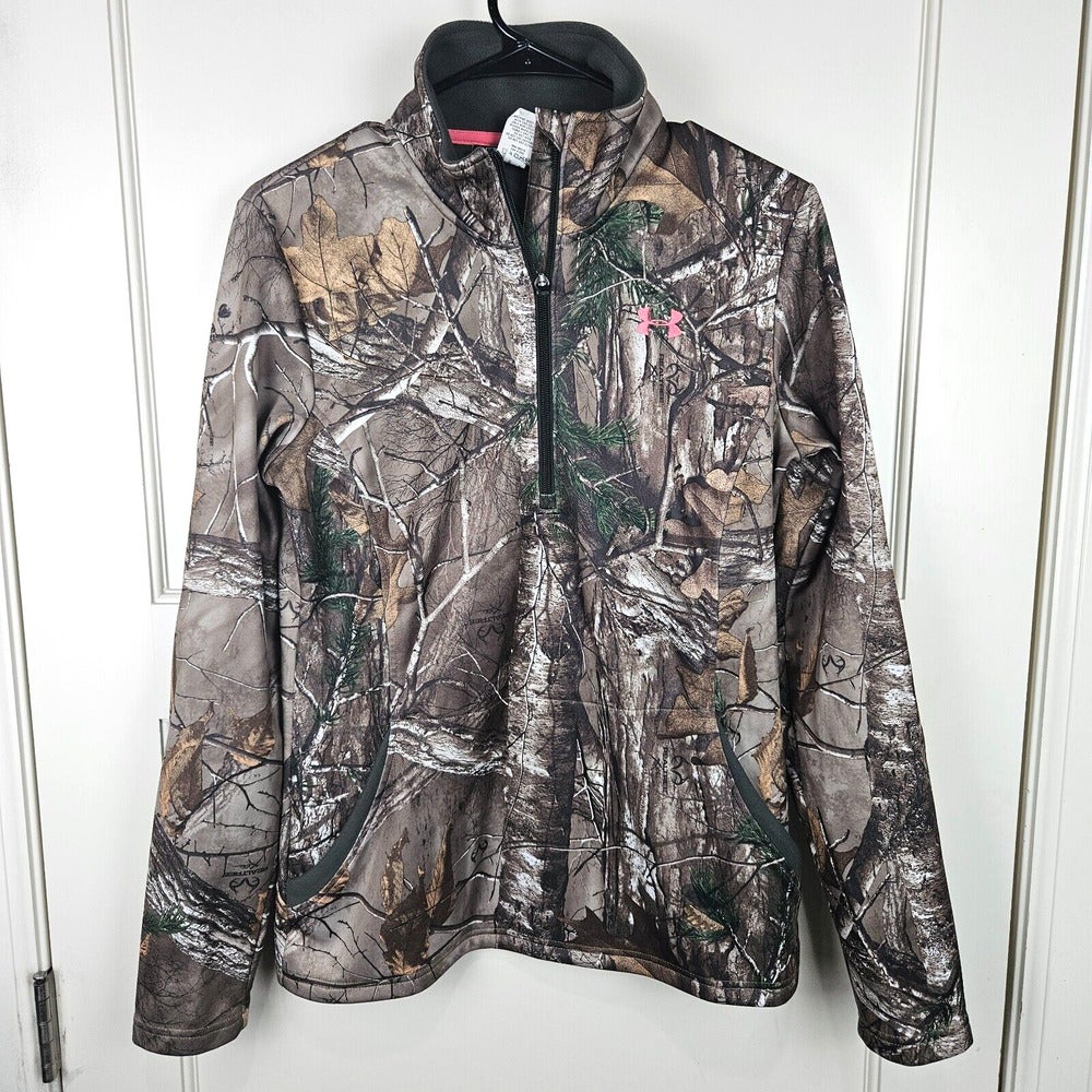 Under armour outlet camo jacket womens