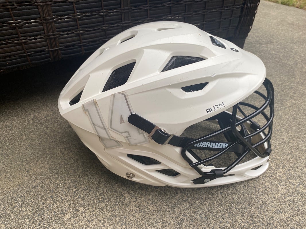 Warrior Burn Lacrosse Helmet Slightly Used