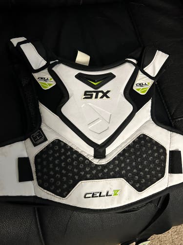 Used Large STX Cell V Shoulder Pads