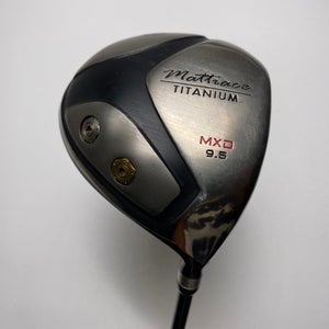 Mattiace MXD Driver 9.5* Fujikura E Fit-On 150 Senior Graphite Mens RH