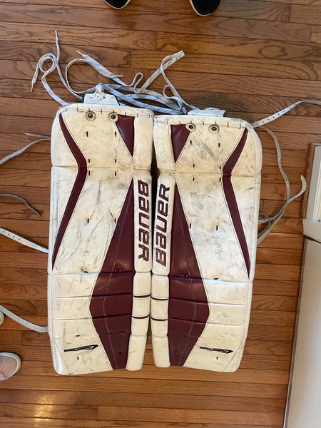 Used 33" Bauer Reactor 9000 Goalie Leg Pads