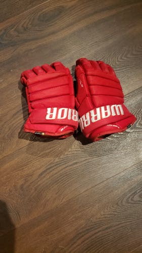 Used Warrior Alpha Gloves 13" Pro Stock Red
