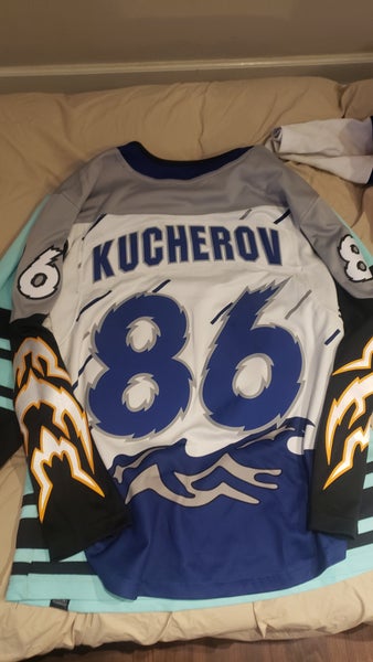 Fanatics Tampa Bay Lightning Reverse Retro Kucherov Large Jersey
