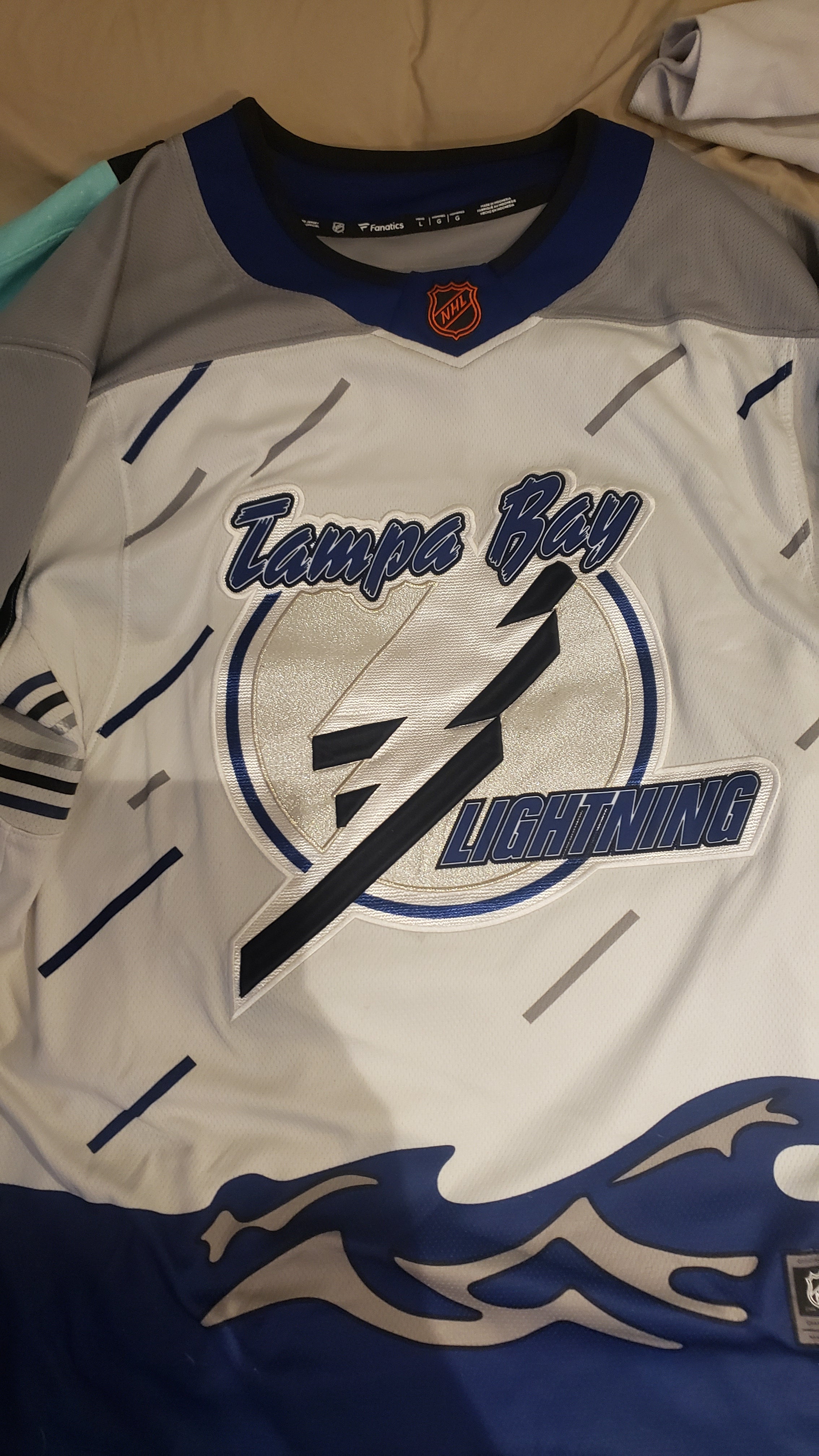 Tampa Bay Lightning TBL 1997 NHL Reverse-Retro 2022-23 Premium Felt –  Sports Poster Warehouse