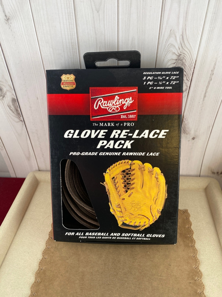 Rawlings Glove Re Lace Pack Chocolate and GloveLace Locks