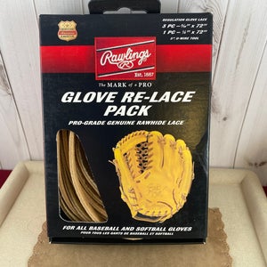 Rawlings Glove Re Lace Pack Tan and GloveLace Locks