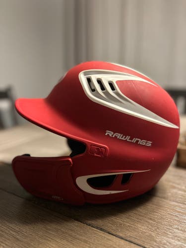 Used 6 7/8 - 7 5/8 Rawlings Batting Helmet