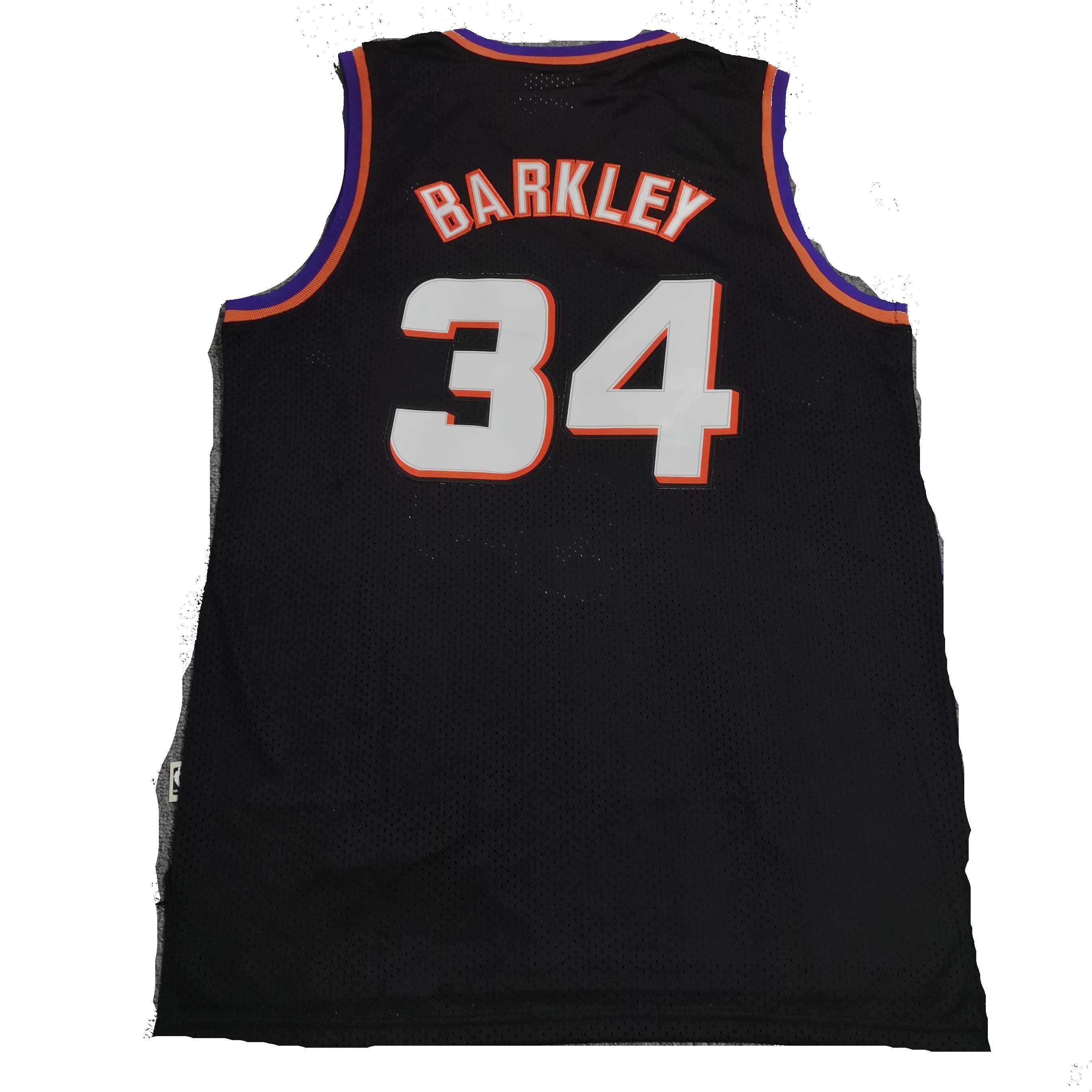 Charles Barkley Suns Jersey Black Men's New Adult Large Adidas