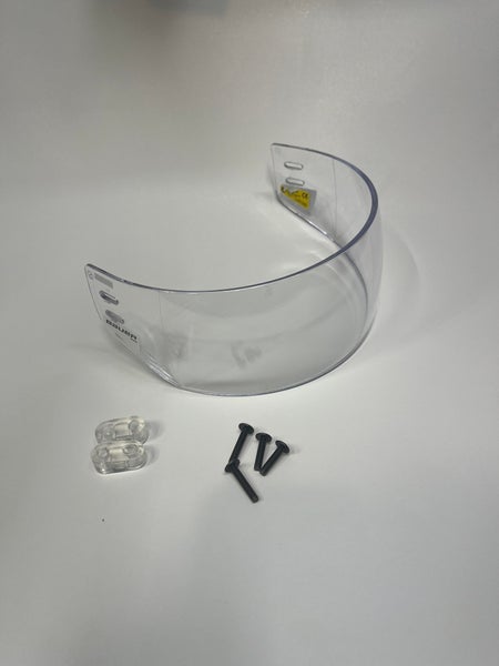 Large Bauer Visor Pro Straight Visor Clear