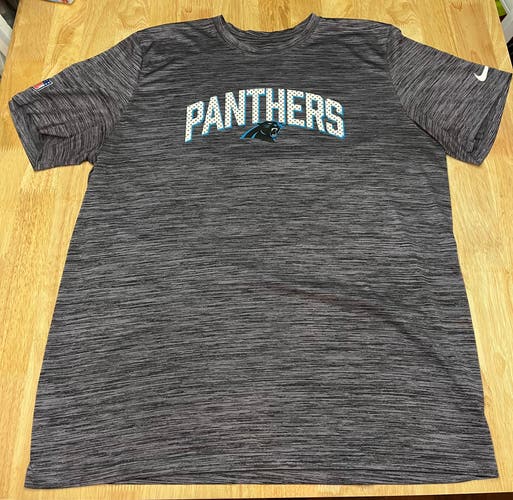 Carolina Panthers Nike Sideline Velocity Athletic Stack Performance T-Shirt