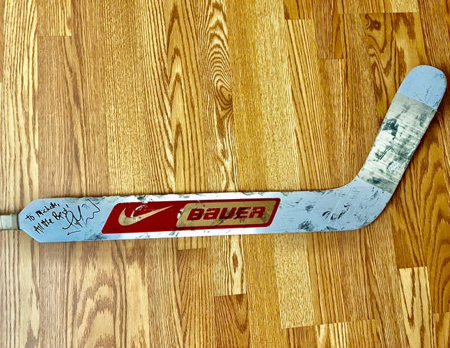 Signed Jeff Glass AHL Senators Stick