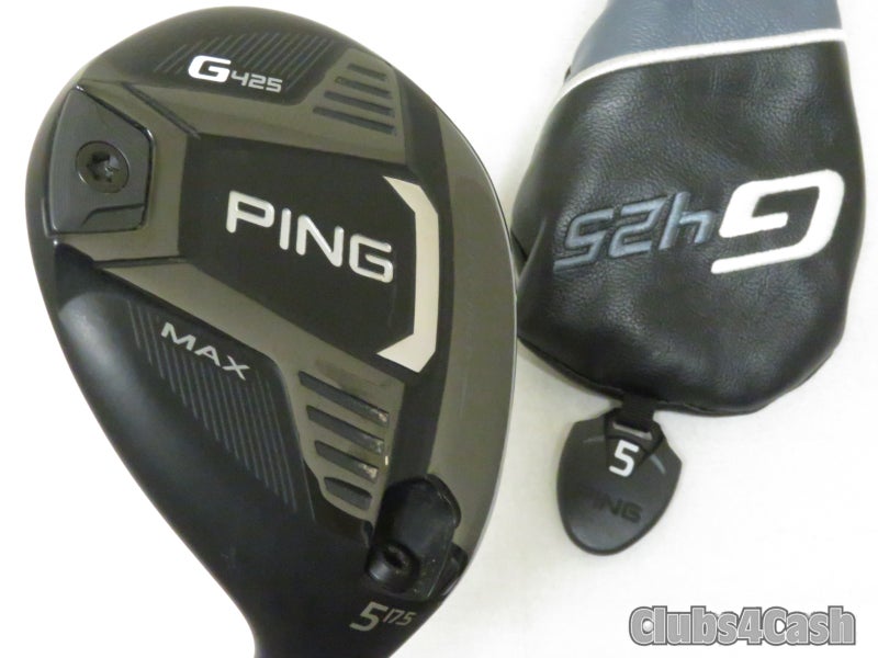 PING G425 MAX Fairway 17.5° 5 Wood TOUR 75 Chrome Stiff Flex +Cover Near  MINT