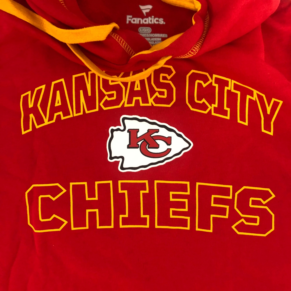NEW Kansas City Chiefs mens large hoodie