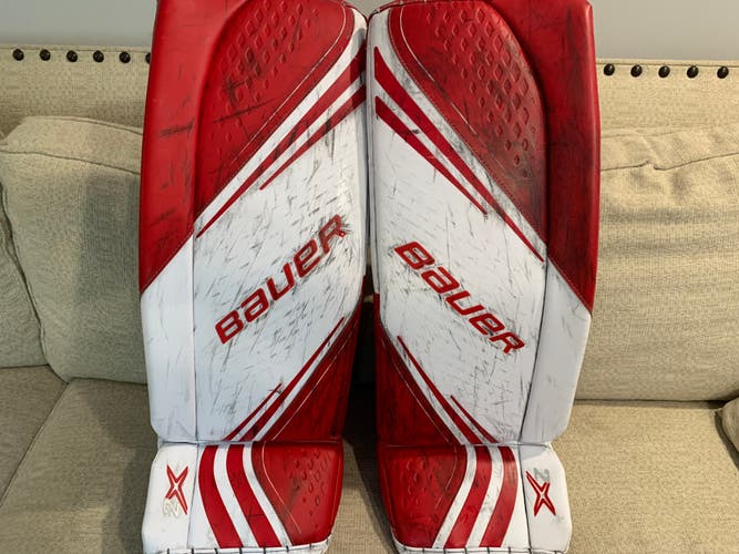 Used Small Bauer Vapor 2X Goalie Leg Pads