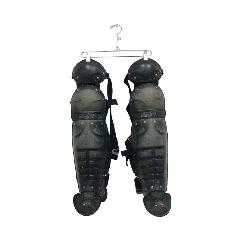 Used Rawlings Shin Guard Knee Savers Intermed Catcher's Equipment